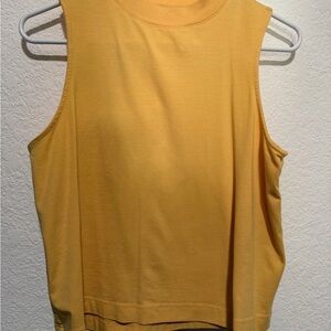Yellow Sleeveless Women's Top